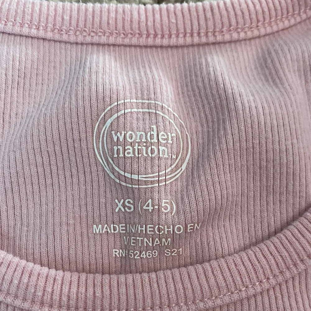 Light Pink Ribbed Tank Top - Picture 2 of 3